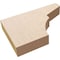 Ekena Millwork 2in. W x 8in. H x 12in. L Monterey Woodgrain TimberThane Rafter Tail, Primed Tan RFTUR02X08X12MONRCPR - alternate 6